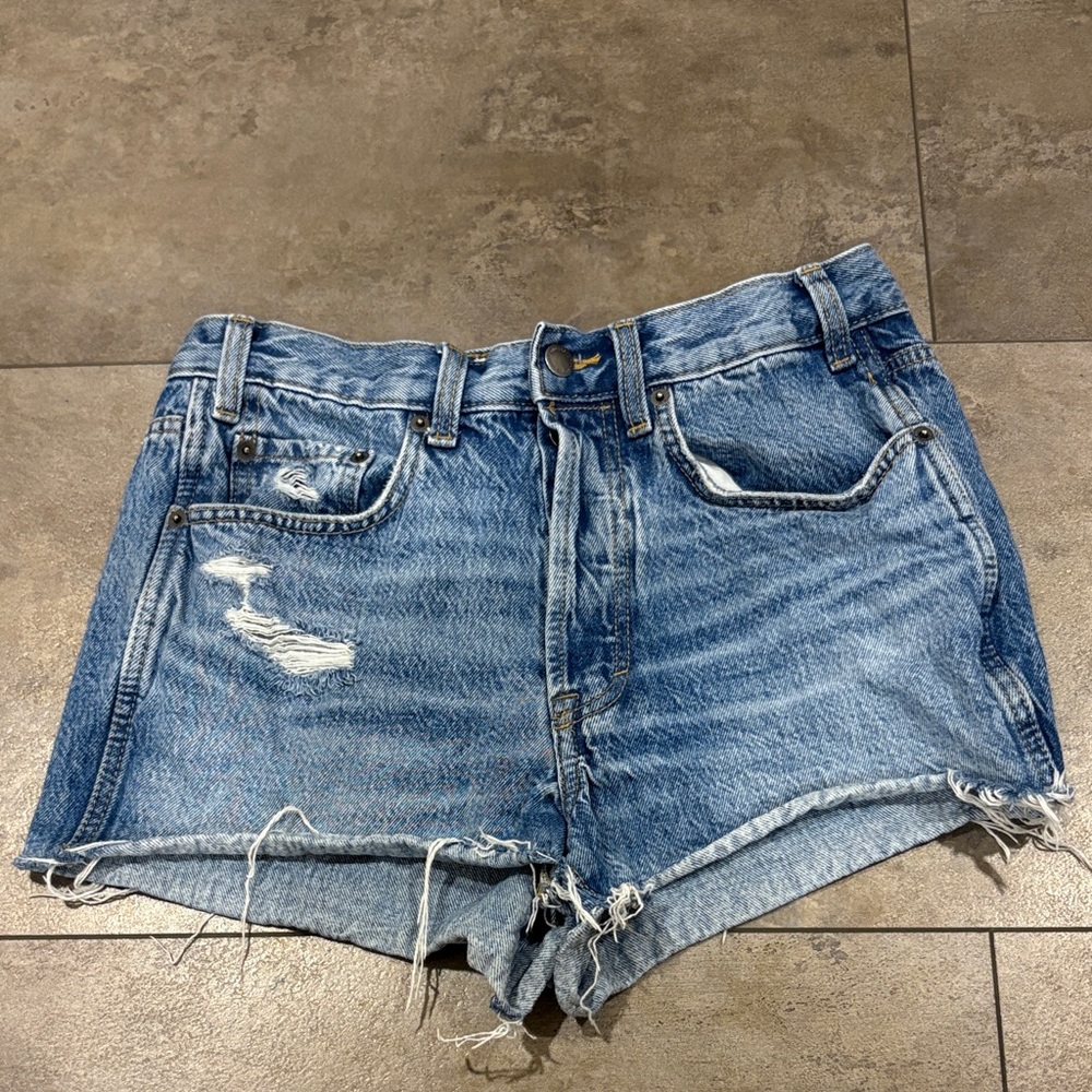 Universal Thread Blue Distressed Jean Shorts